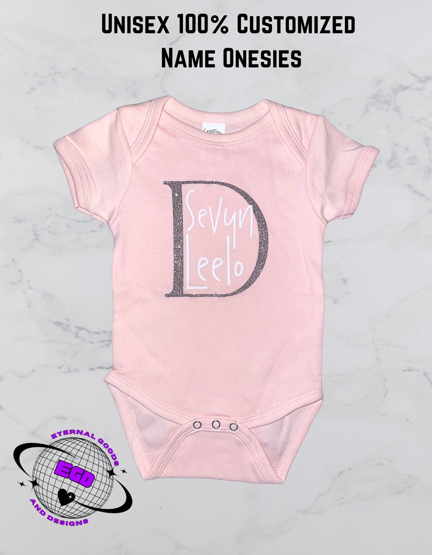 Unisex Customizable Name Onesies